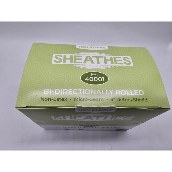 Sheathes Ultrasound Probe Covers - Bi Directional Rolled - Non Latex 40ct - Picture 6 of 7